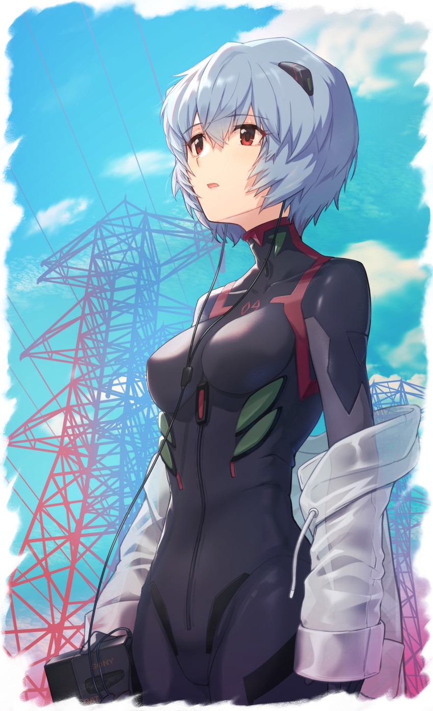 ayanami rei (neon genesis evangelion and 3 more) drawn by makamati