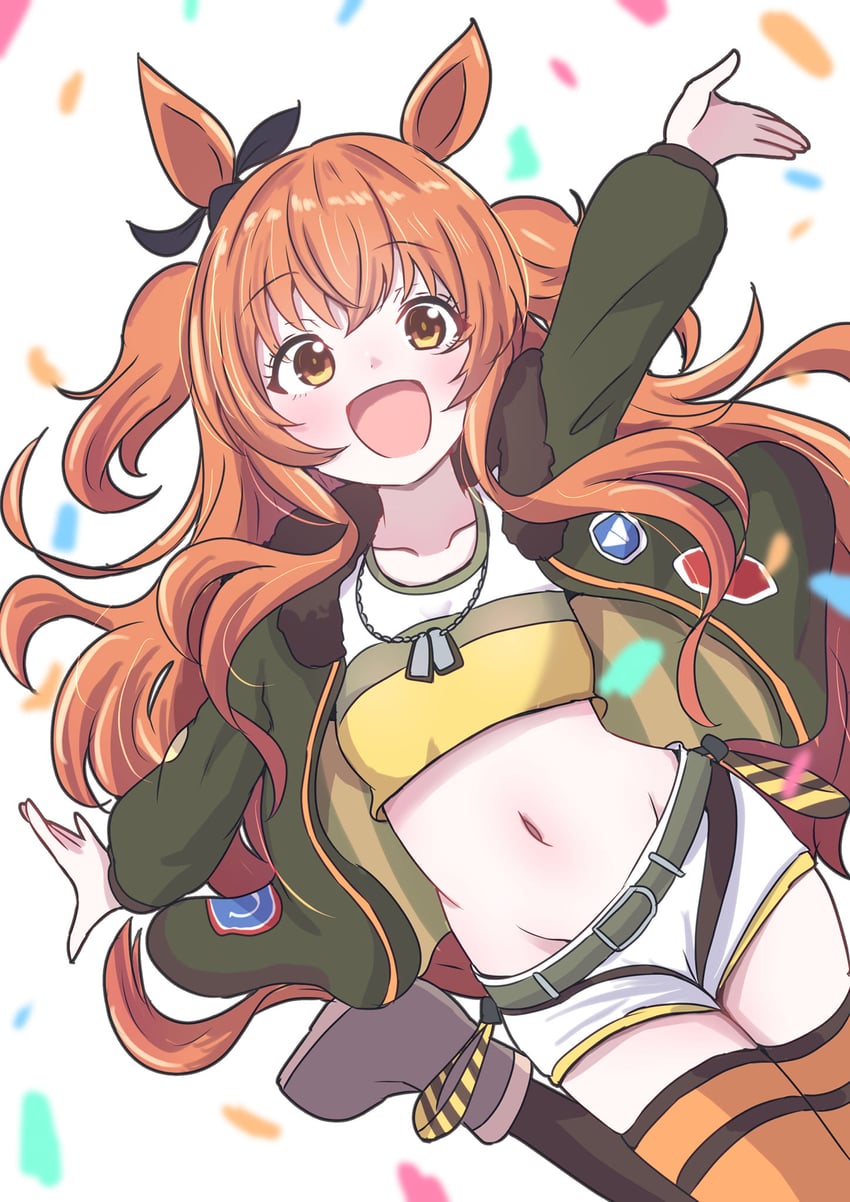 mayano top gun (umamusume) drawn by giorgio_(yo_sumire_sola1)