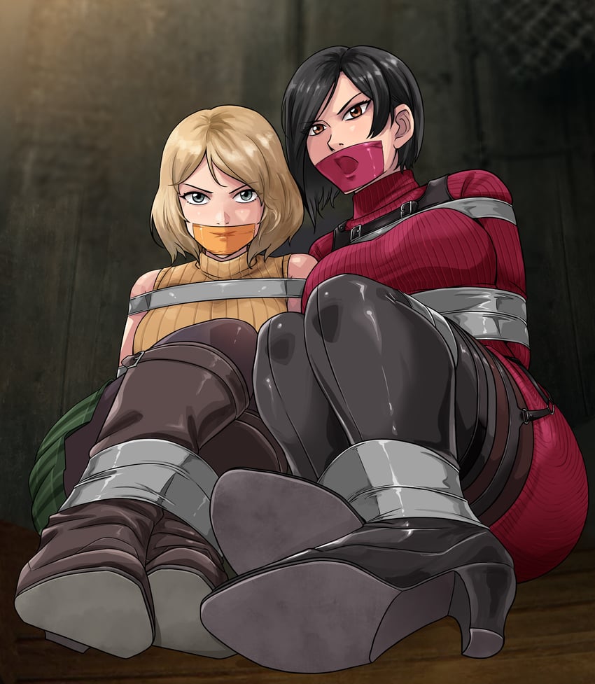 ada wong and ashley graham (resident evil and 1 more) drawn by lost_one_zero