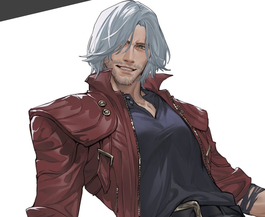 dante (devil may cry and 1 more) drawn by fulushouxijixiangcha