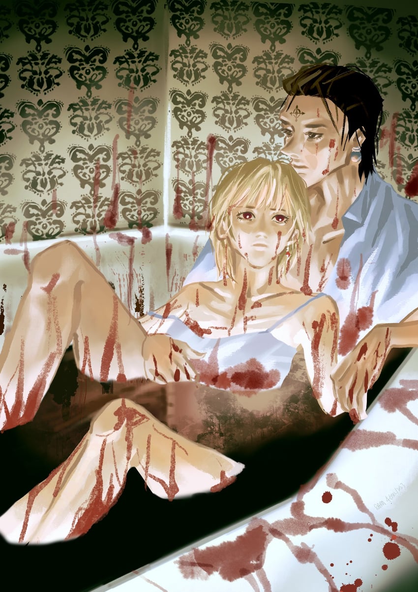 kurapika and chrollo lucilfer (hunter x hunter) drawn by chinyu11988612