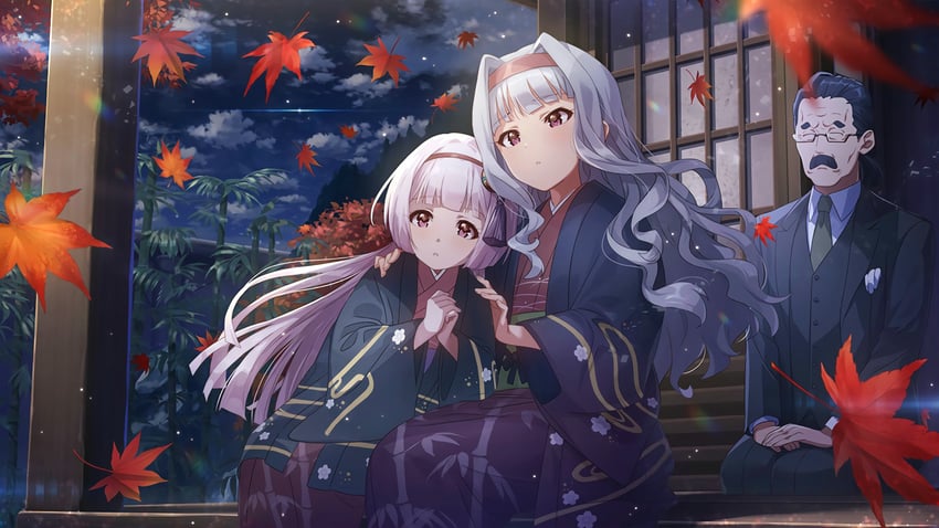 shijou takane, shijou takane's sister, and jiiya (idolmaster and 2 more)