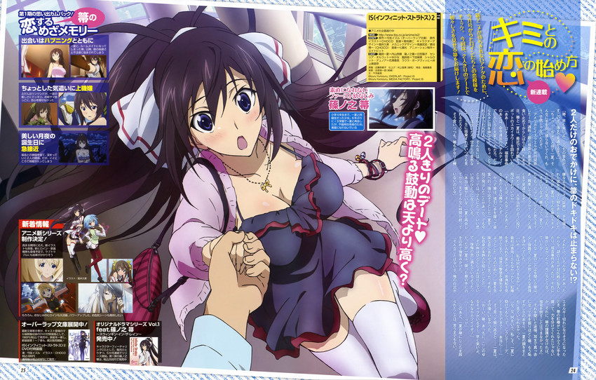 shinonono houki (infinite stratos and 1 more) drawn by kondou_natsuko