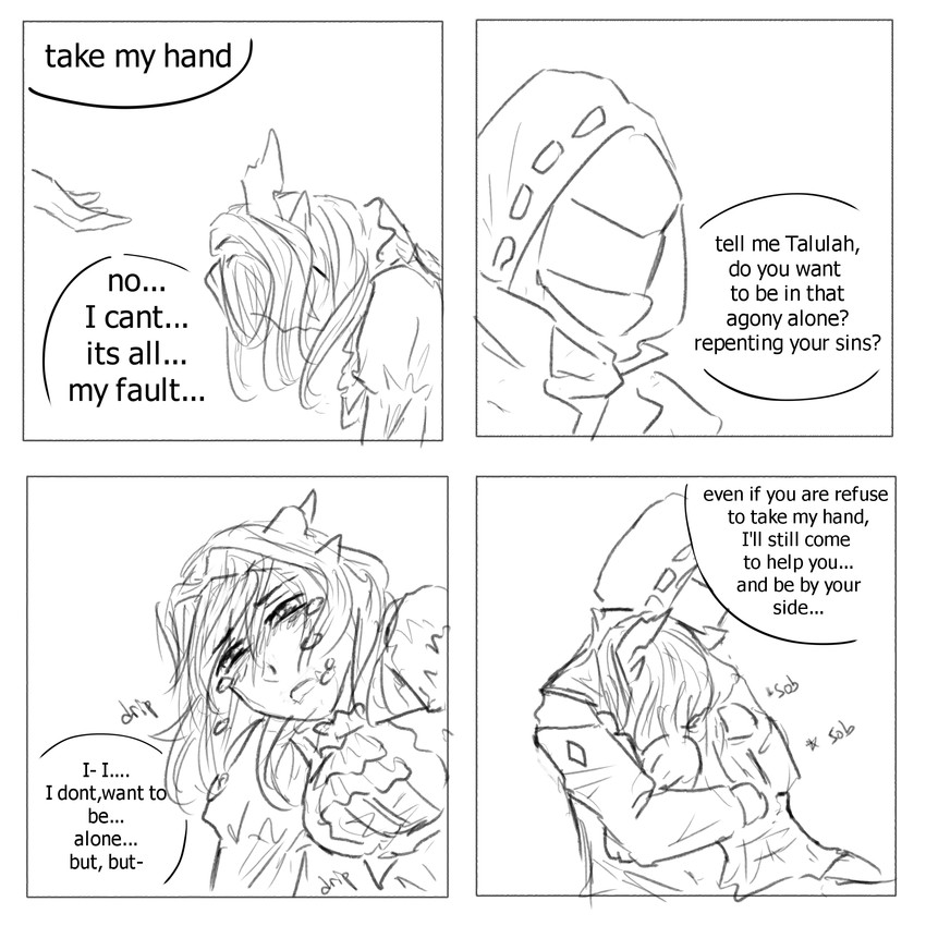 doctor and talulah (arknights) drawn by najashi