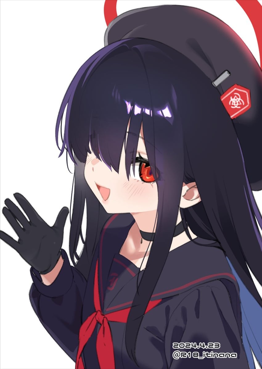 justice task force member (blue archive) drawn by itinana