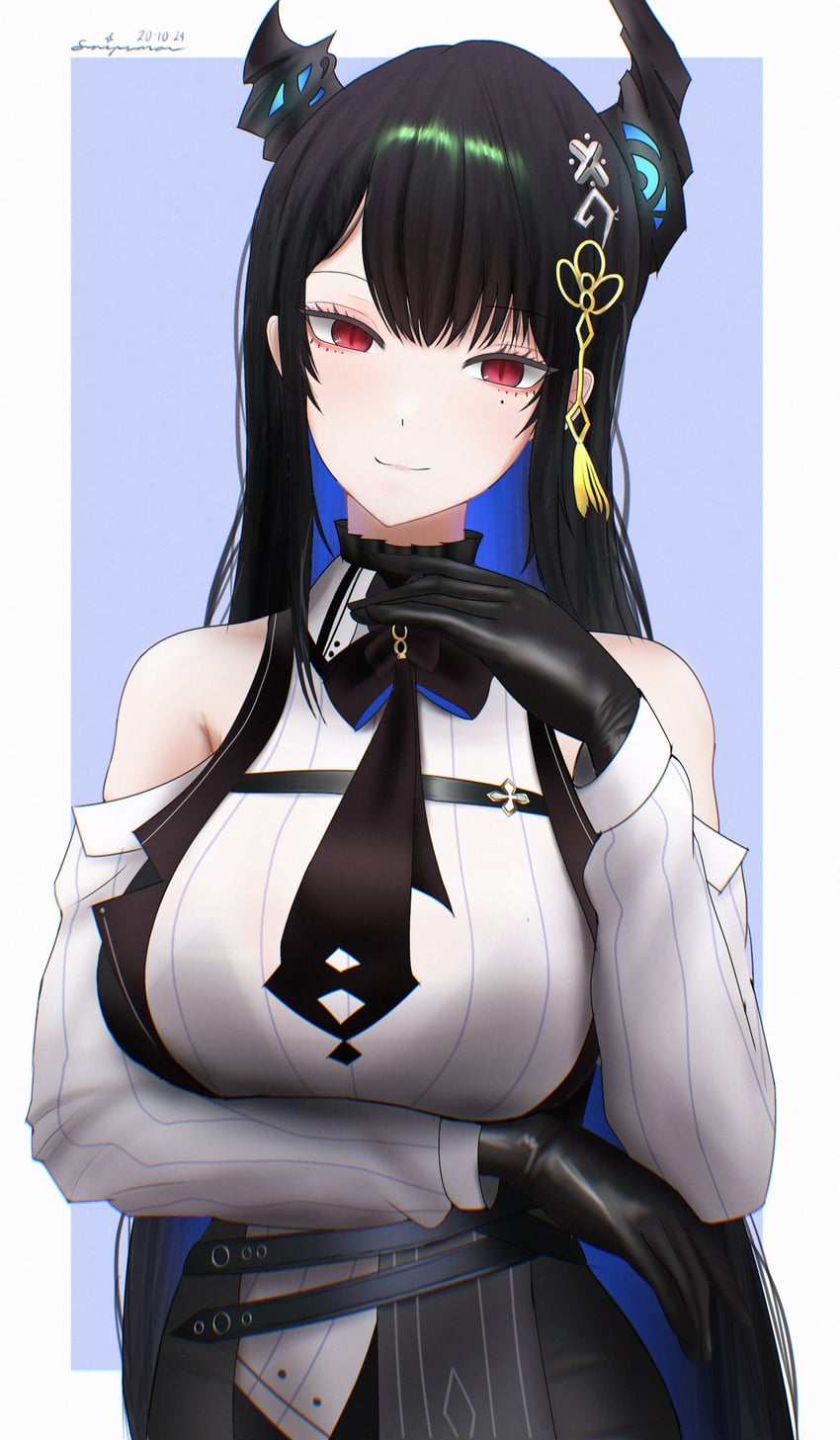 nerissa ravencroft (hololive and 1 more) drawn by snipsman