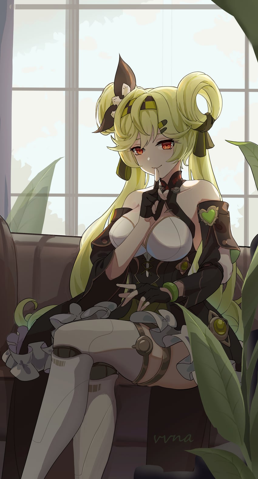 ai hyperion lambda (honkai and 1 more) drawn by vvna9