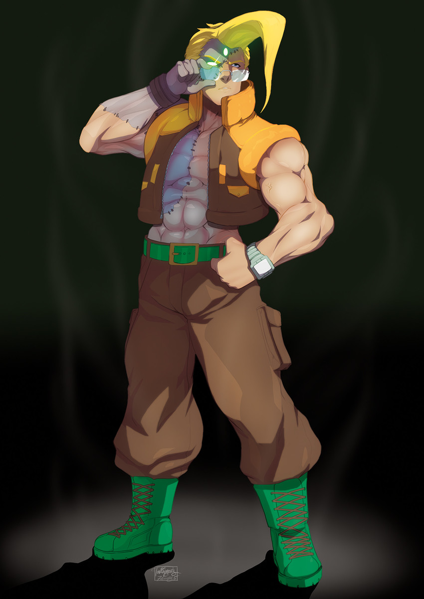 charlie nash (street fighter and 1 more) drawn by tovio_rogers