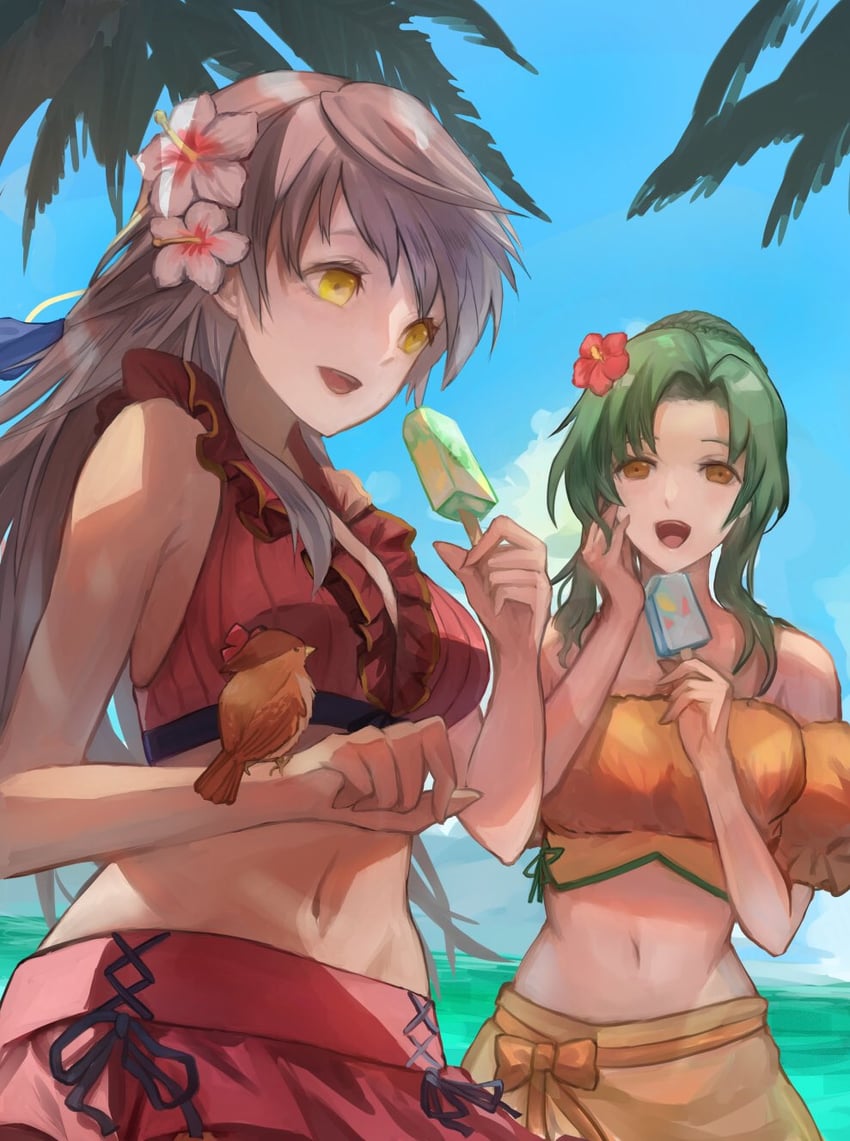 micaiah and elincia ridell crimea (fire emblem and 2 more) drawn by mai_yukari