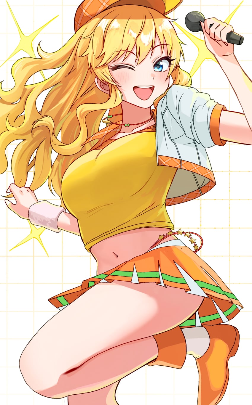 ohtsuki yui (idolmaster and 1 more) drawn by niban_(puka_0507)