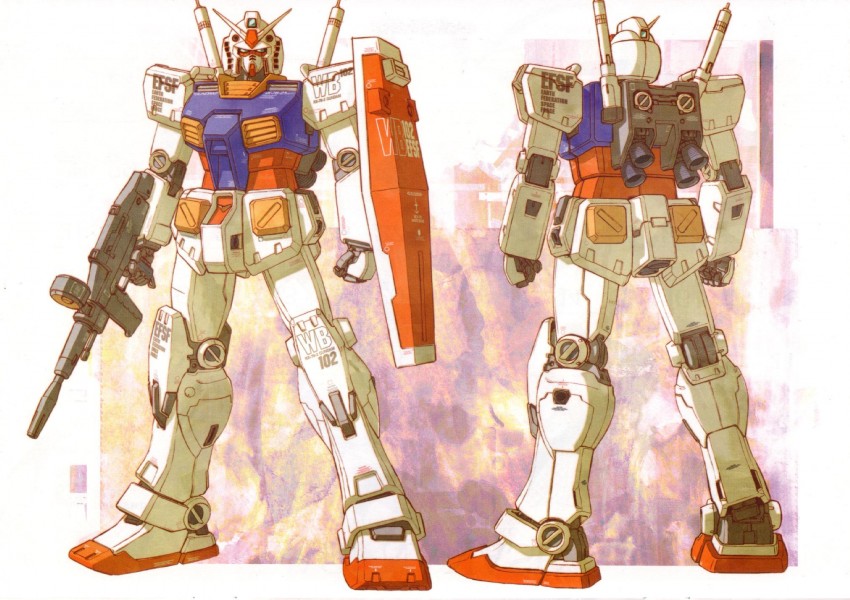 rx-78-2 gundam (gundam and 1 more) drawn by katoki_hajime