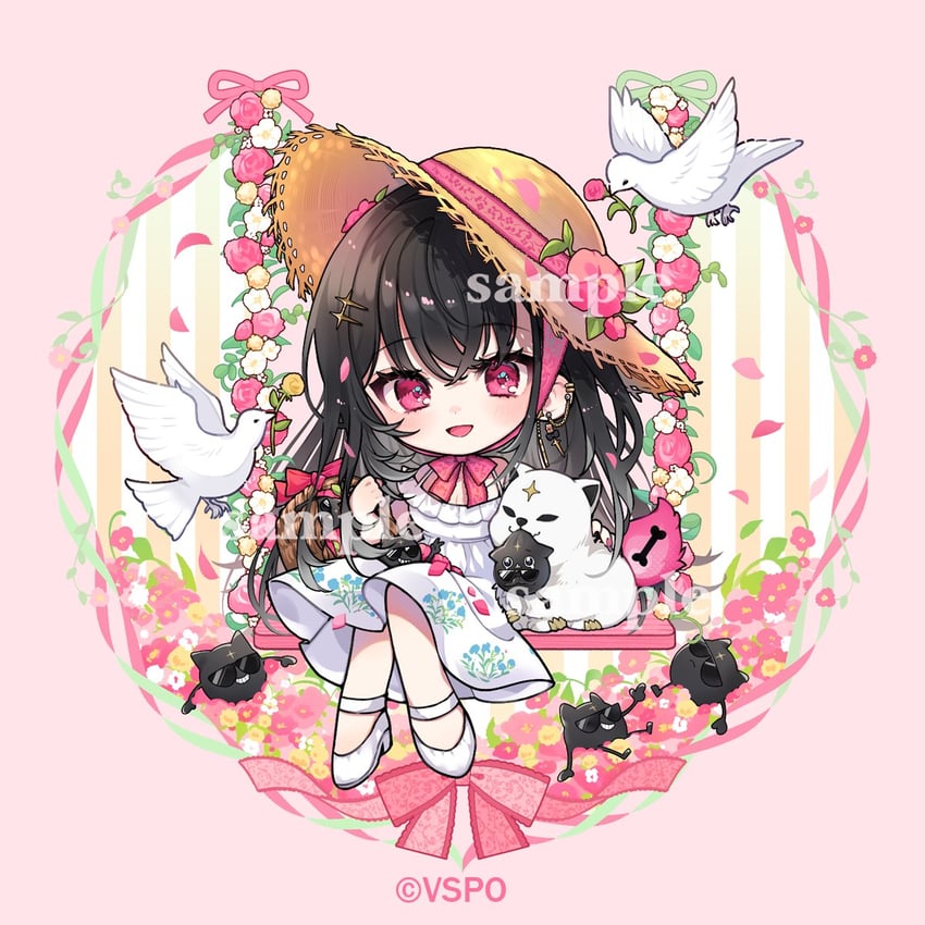 kuroha arya (vspo! and 1 more) drawn by jikuno