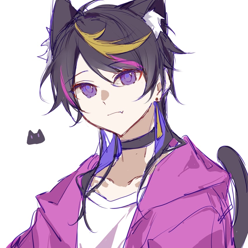 shu yamino (nijisanji and 1 more) drawn by linglingzhong3