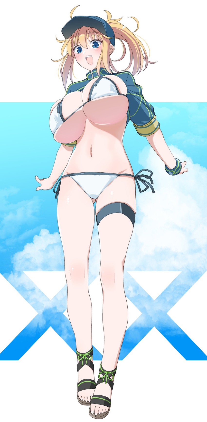 artoria pendragon and mysterious heroine xx (fate and 1 more) drawn by akitokage