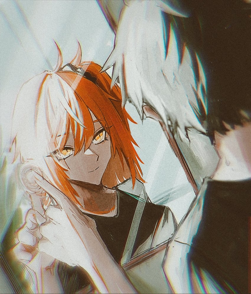 fujimaru ritsuka (fate and 1 more) drawn by monokeshigo6