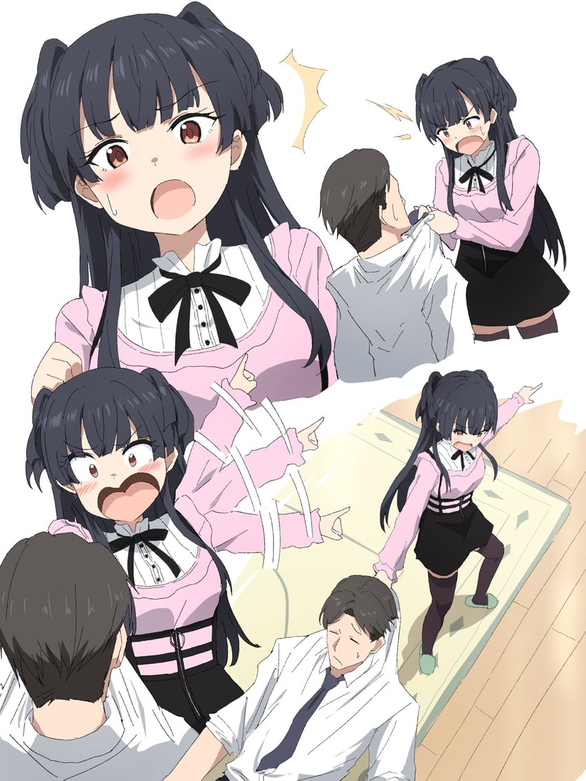 mayuzumi fuyuko (idolmaster and 1 more) drawn by misaki_nonaka