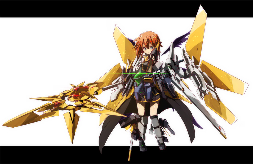 yagami hayate and gundam double x (gundam and 4 more) drawn by bygddd5