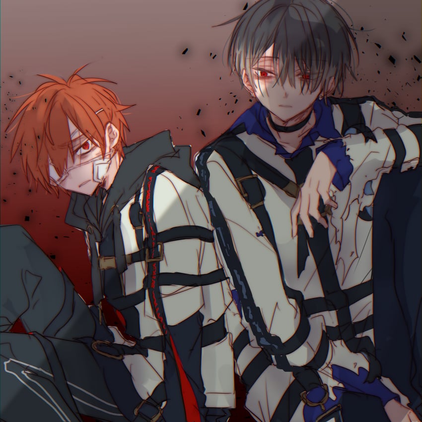 kajiyama fuuta and kayano mikoto (milgram) drawn by kao_ru05