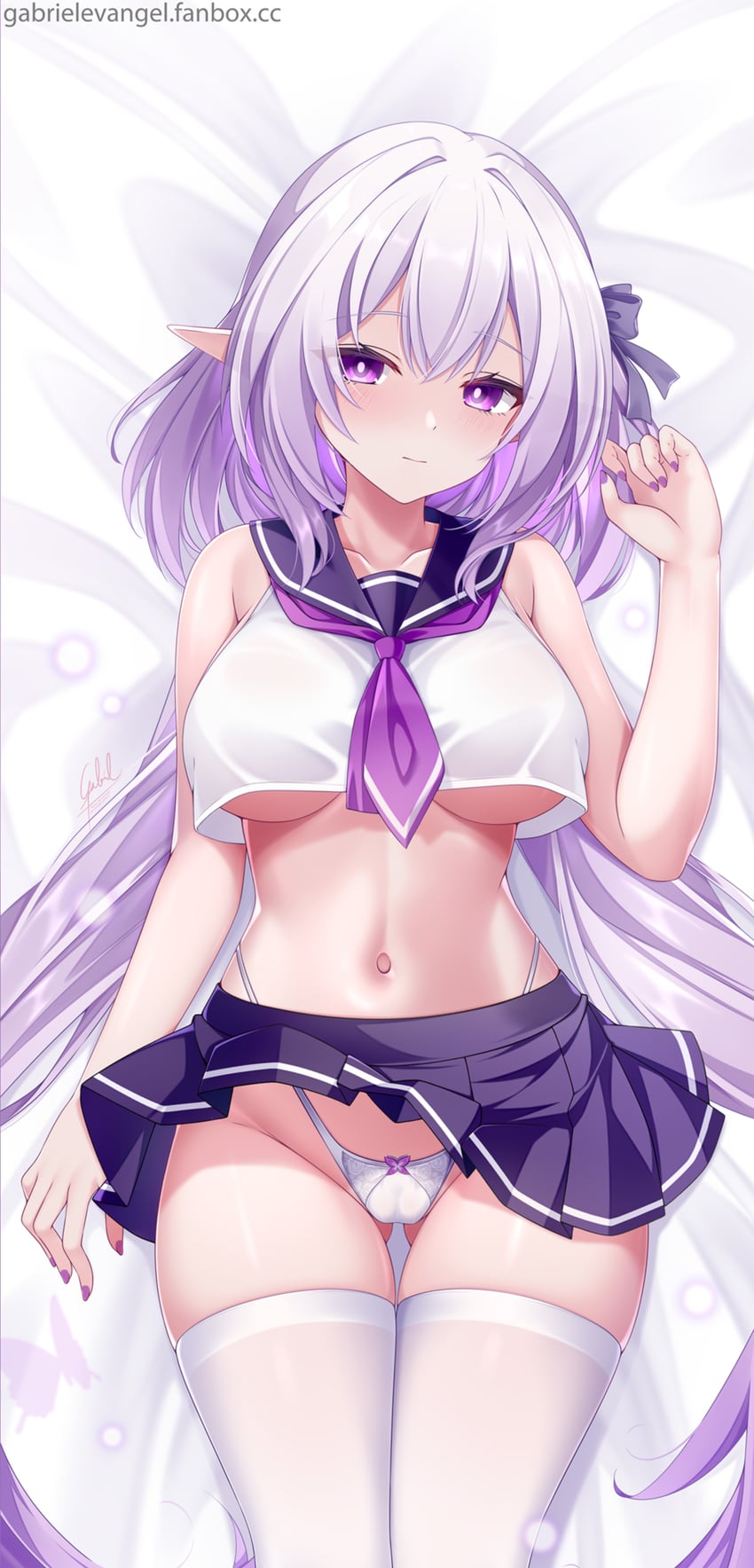 castorice (honkai and 1 more) drawn by gabriel_evangel