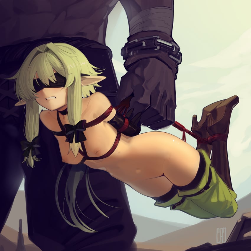 high elf archer (goblin slayer!) drawn by cad_(caddo)