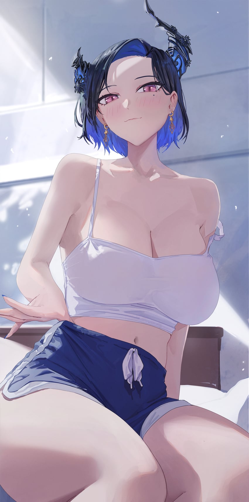 nerissa ravencroft (hololive and 1 more) drawn by yoellim5