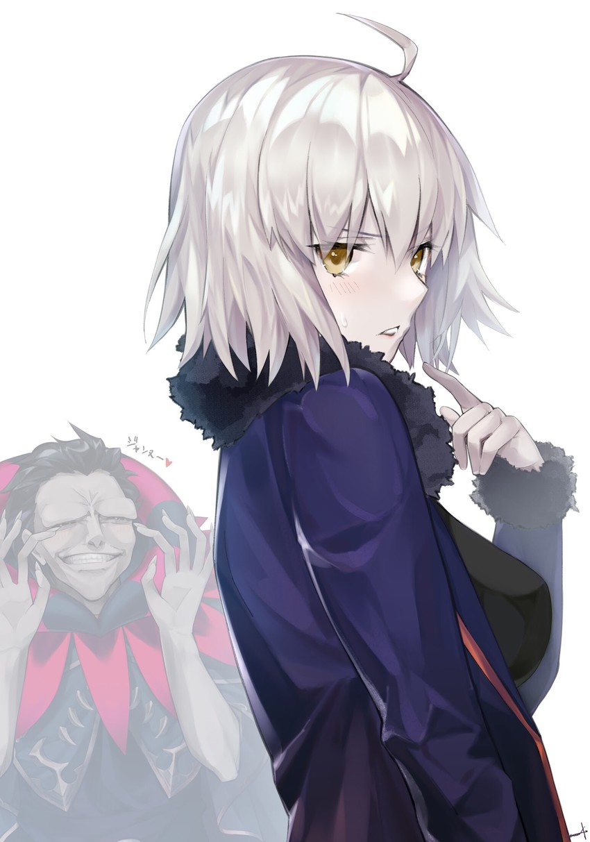 jeanne d'arc alter and gilles de rais (fate and 1 more) drawn by utayoi_(umakatare)
