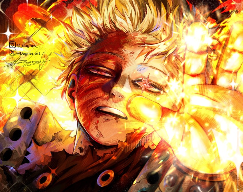 bakugou katsuki (boku no hero academia) drawn by dagnes_art
