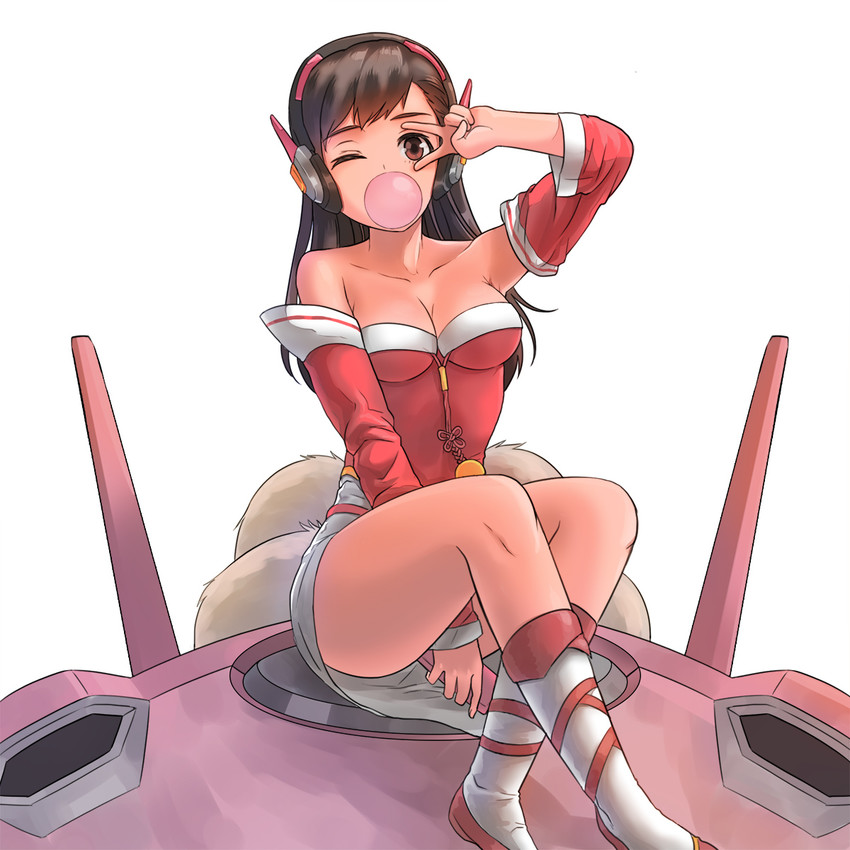 d.va and ahri (league of legends and 2 more) drawn by dlausdnr56
