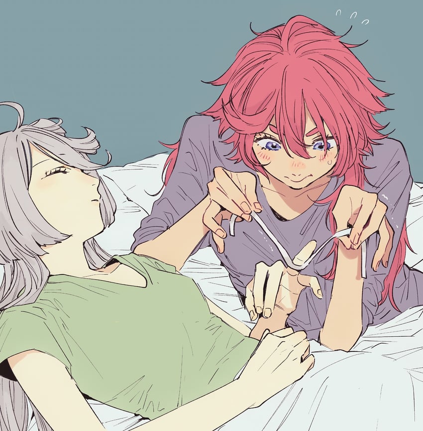 suletta mercury and miorine rembran (gundam and 1 more) drawn by oosawa_yayoi