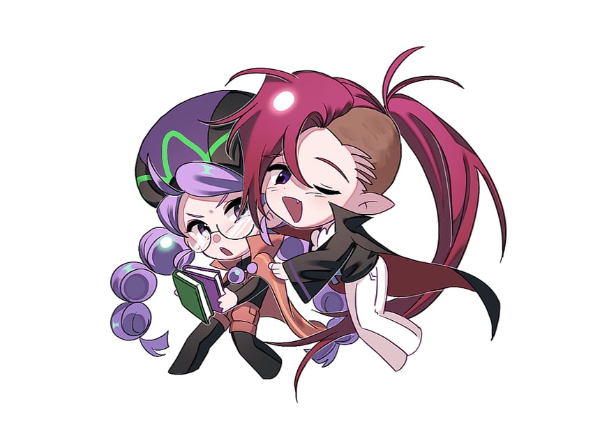 vampire cookie and alchemist cookie (cookie run) drawn by ponong