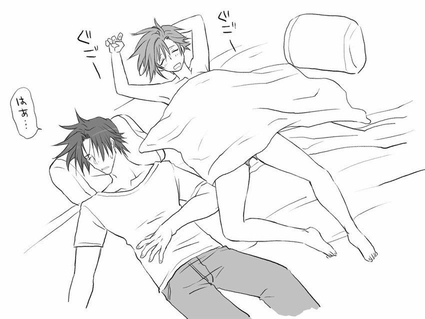 igarashi kyou and hasumi souji (seitenkango. shinyuu to) drawn by eroe