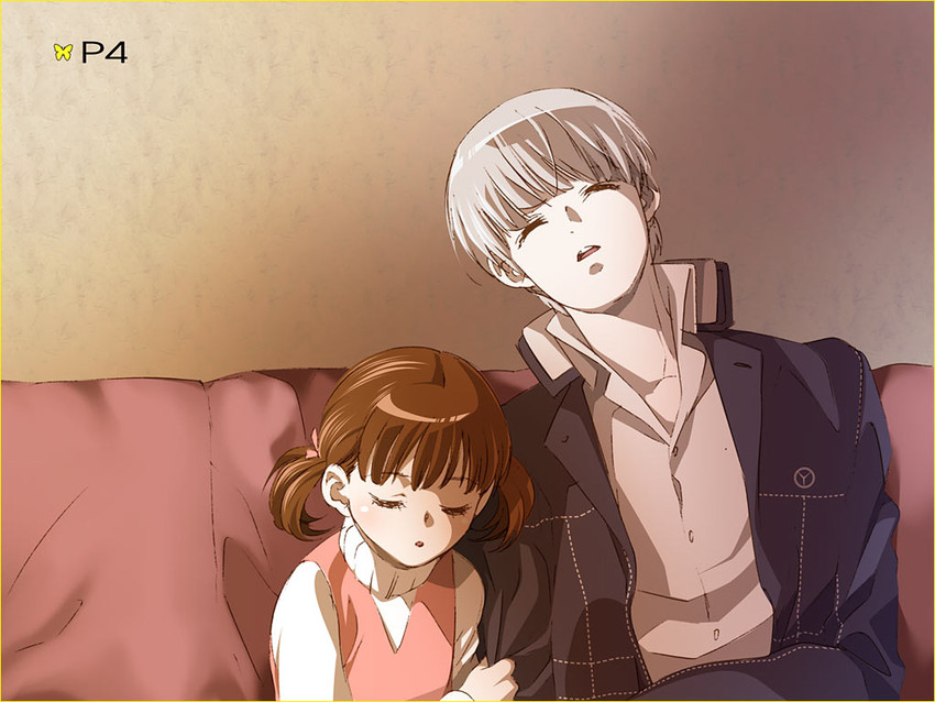 narukami yu and doujima nanako (persona and 1 more) drawn by yukimitsuki