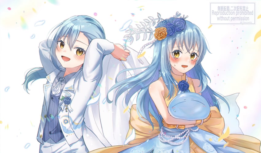 rimuru tempest (tensei shitara slime datta ken) drawn by chocoeiru