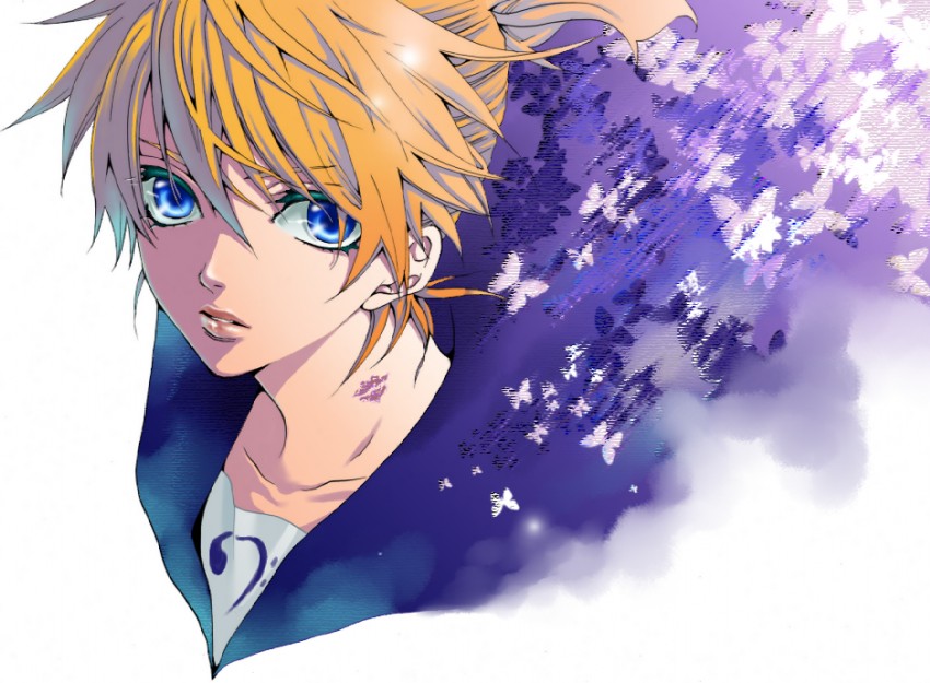 kagamine len (vocaloid and 1 more) drawn by hakuseki