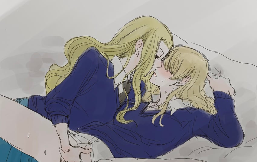 darjeeling and assam (girls und panzer) drawn by anmitsu_sd