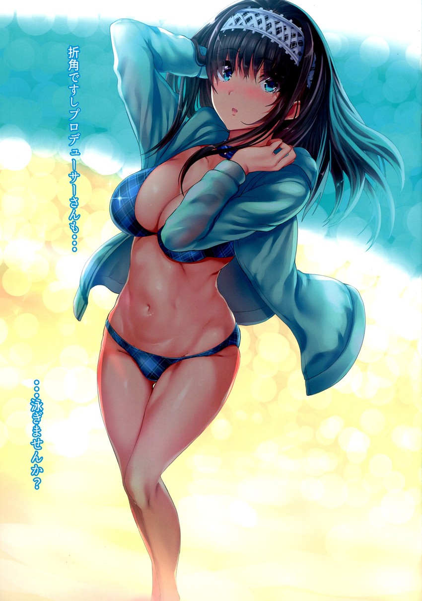 sagisawa fumika (idolmaster and 1 more) drawn by nohito