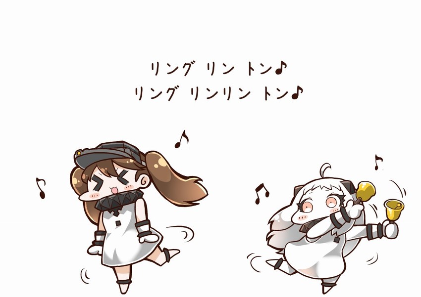 ryuujou and northern ocean princess (kantai collection) drawn by tanaka_kusao