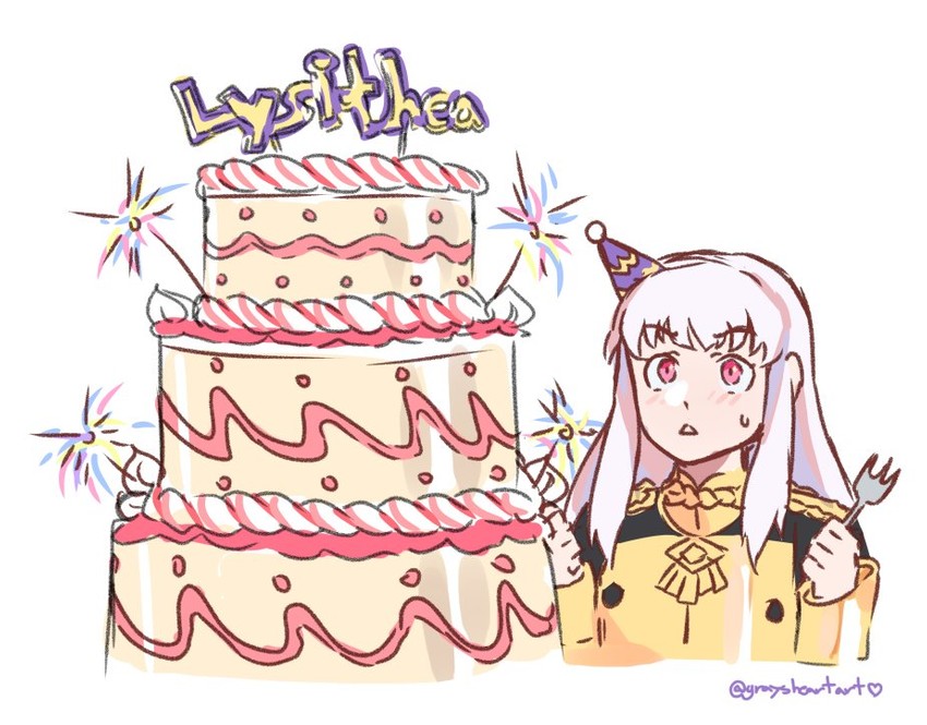 lysithea von ordelia (fire emblem and 1 more) drawn by graysheartart