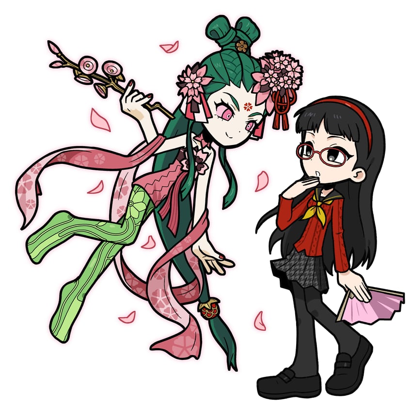 amagi yukiko, koshimizu ami, and konohana sakuya (persona and 4 more) drawn by sach56000