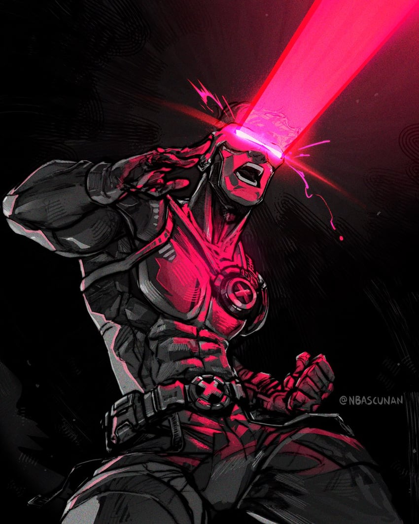 cyclops (marvel and 1 more) drawn by nico_bascunan