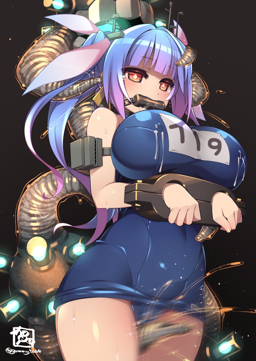 i-19 and enemy naval mine (kantai collection) drawn by gummyrise