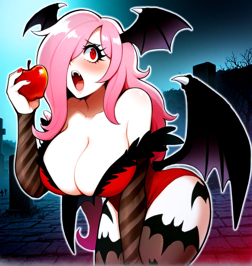 morrigan aensland, fluttershy, and flutterbat (darkstalkers and 2 more) drawn by planet_of_junk