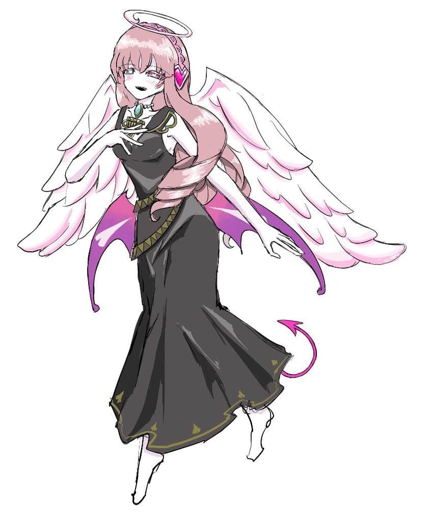 megurine luka and eternal sugar cookie (vocaloid and 2 more) drawn by nika_(kpak3548)