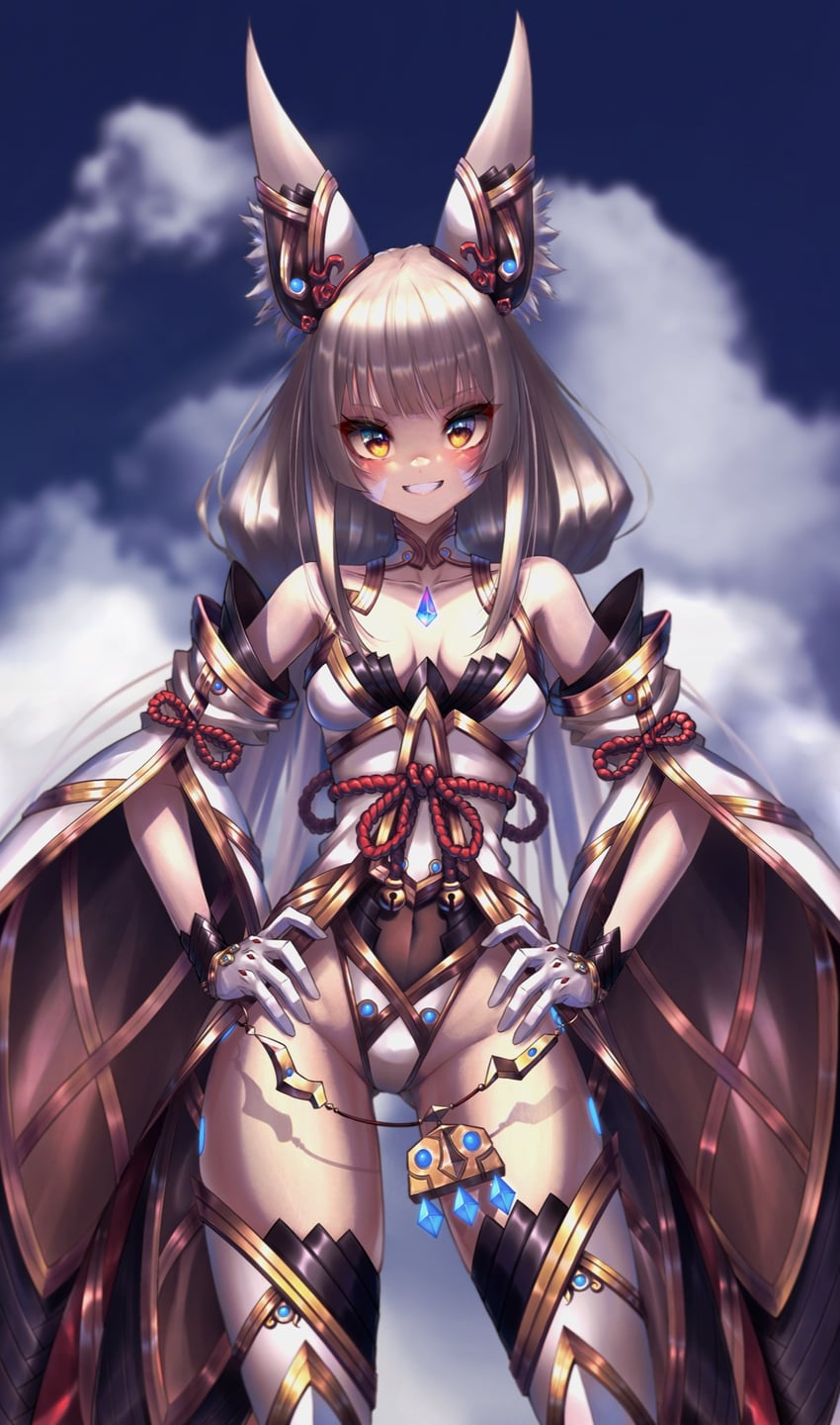 nia (xenoblade chronicles and 1 more) drawn by hakusai_(hksicabb)