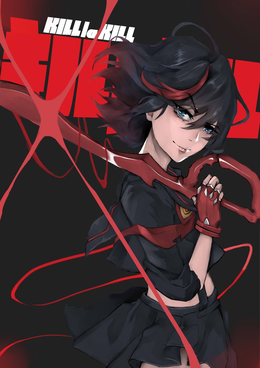 matoi ryuuko and senketsu (kill la kill) drawn by eir_auroera