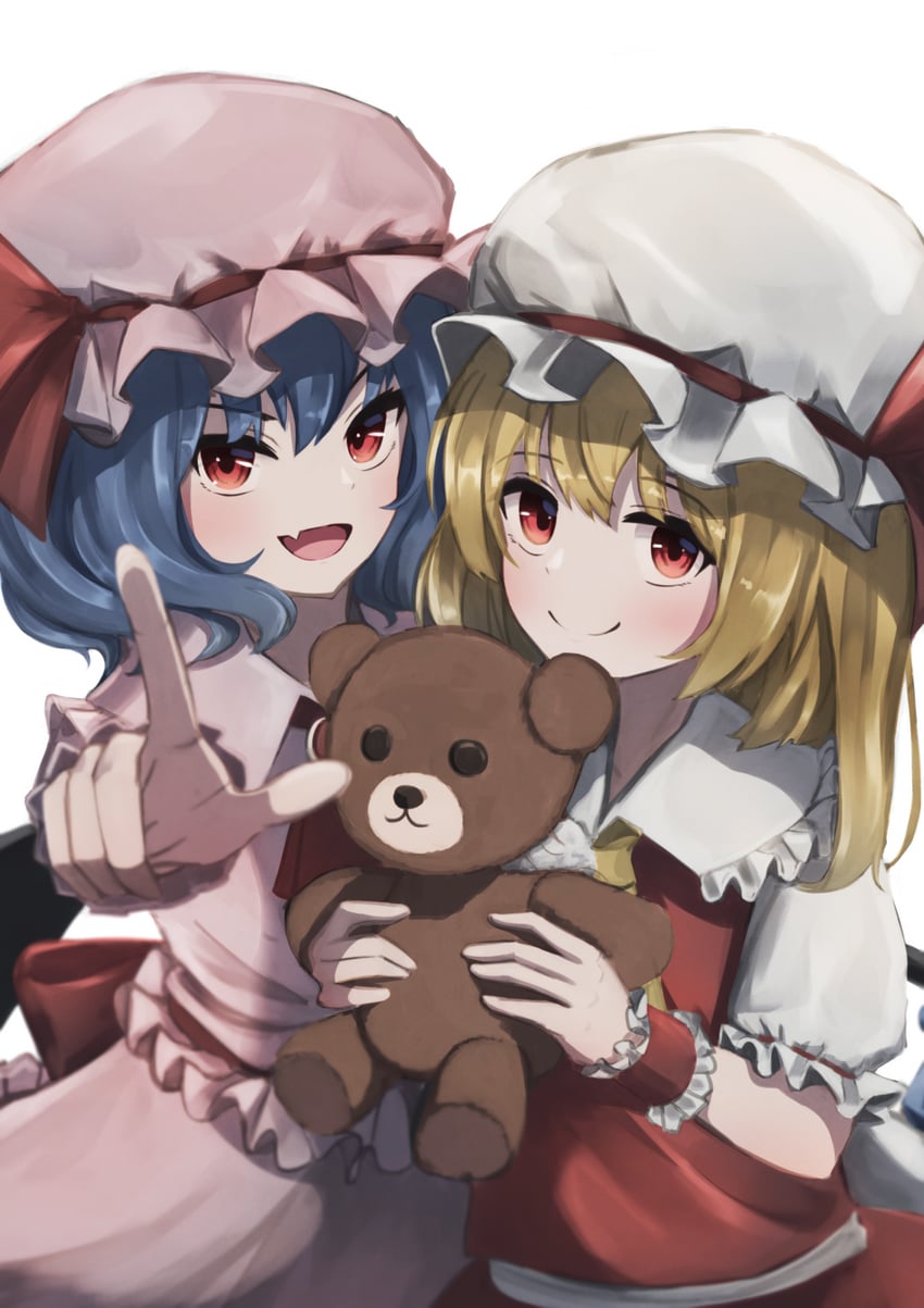 remilia scarlet and flandre scarlet (touhou) drawn by totoraisu