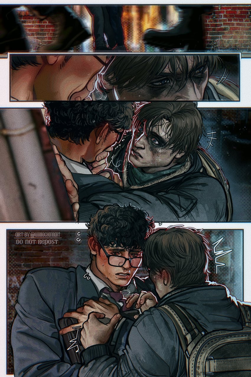 clark kent and bruce wayne (dc comics and 3 more) drawn by umikochannart