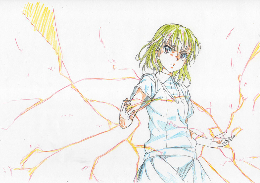 misaka mikoto (toaru majutsu no index and 1 more) drawn by iyakun
