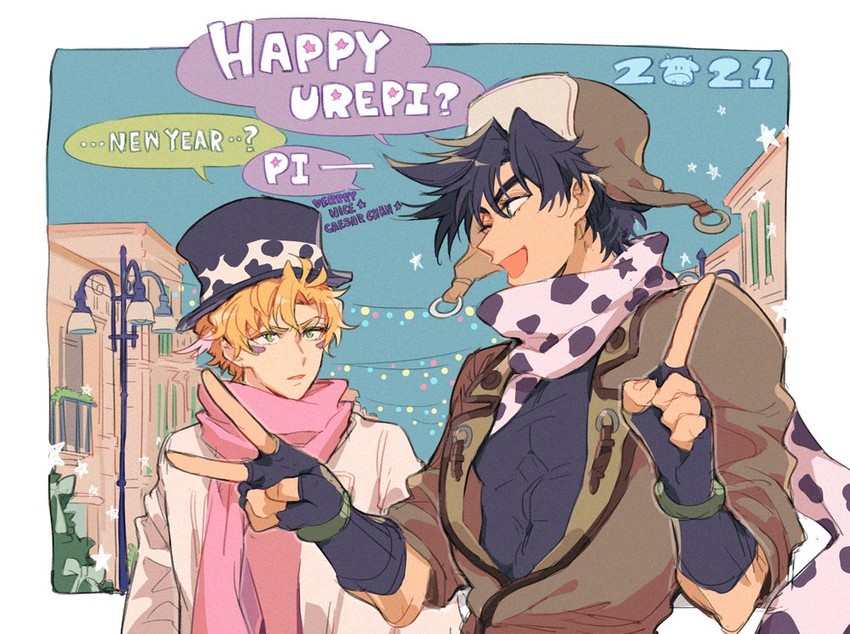 joseph joestar and caesar anthonio zeppeli (jojo no kimyou na bouken and 1 more) drawn by huan_li
