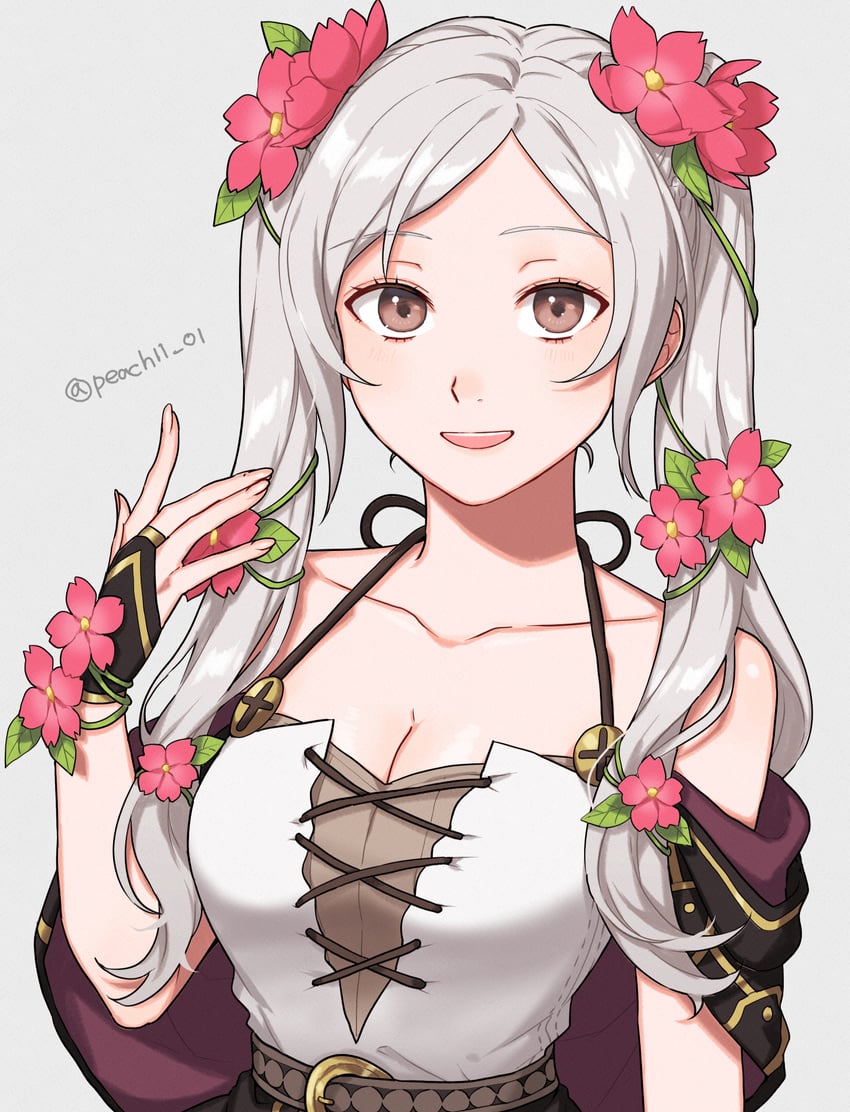 female robin (fire emblem and 2 more) drawn by shamu_(peach11_01)